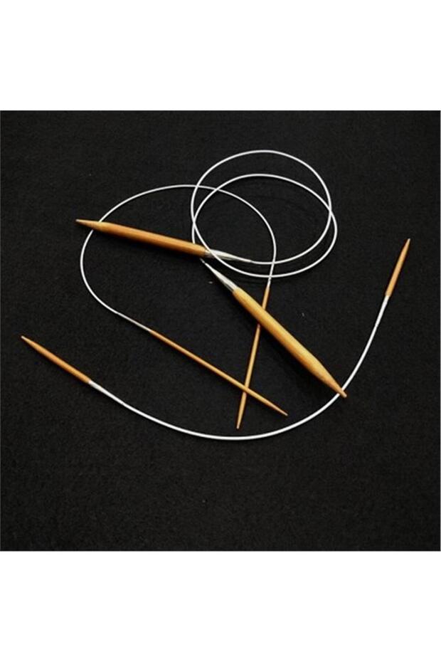 Çelik Misinalı Bambu Şiş 100 Cm 3.5 Mm - 2