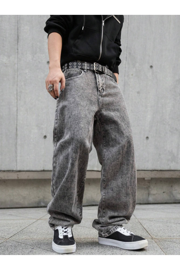 Men's Baggy Relaxed Fit Trousers