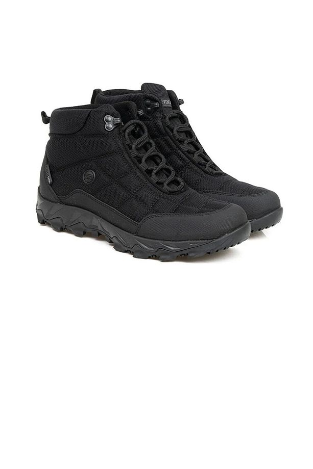 00170 GR Erkek Bot Siyah Şu Geçirmez Unisex Waterproof Bağcıklı Bot - 2
