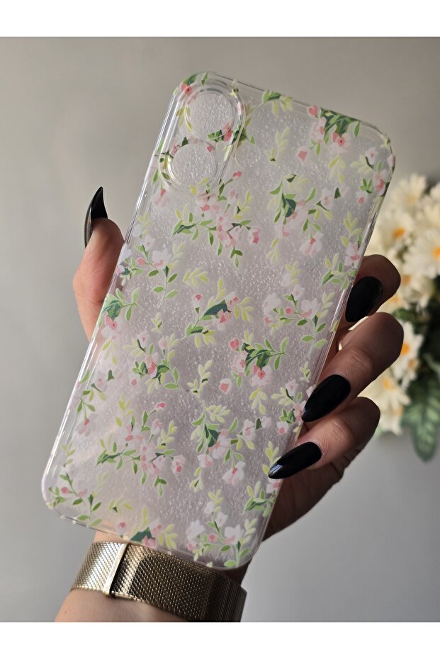 حافظة هاتف شفافة منقوشة متوافقة مع هاتف Iphone 16 PLUS - 1