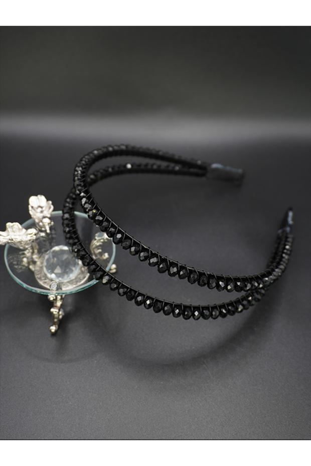 Double Bridal Crown Crystal Stylish Design and Various Colors Suitable for Wedding and Engagement