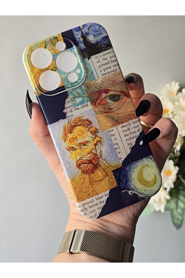 حافظة هاتف شفافة منقوشة متوافقة مع هاتف Iphone 16 PRO - 3