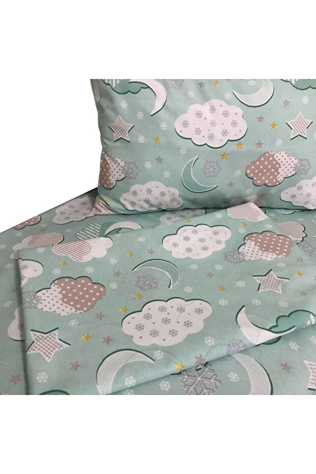 Y YAĞIZ HOME COLLECTION Fermuarlı Bebek Nevresim Takımı