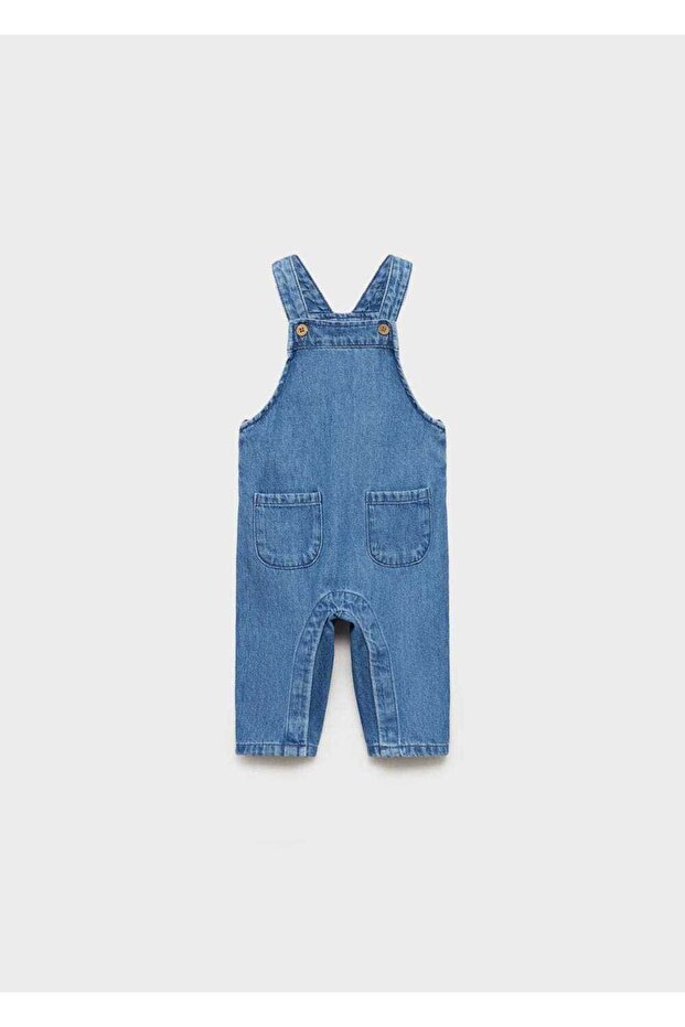Long Denim Jumpsuit