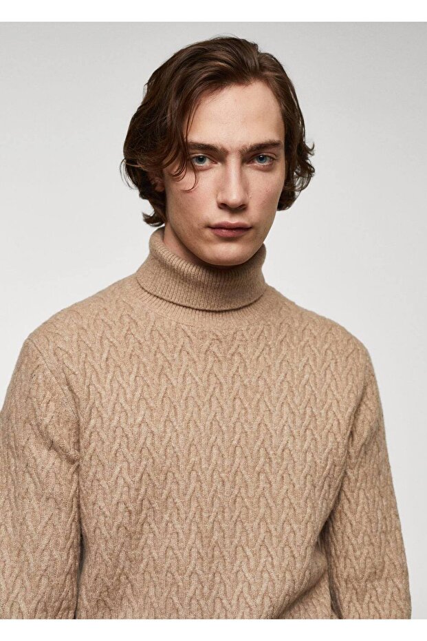 Rollkragen-Strickpullover - 6