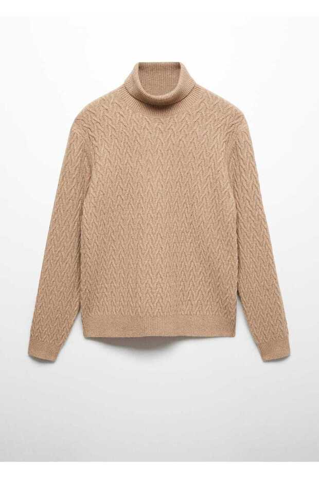 Rollkragen-Strickpullover - 3