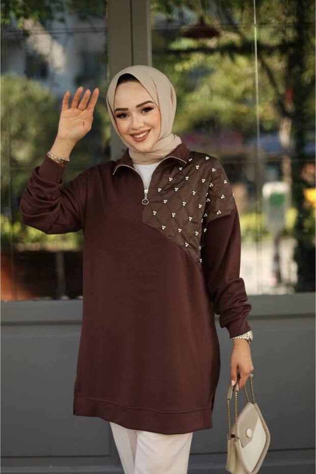 Quilted Stone Lamp Tunic