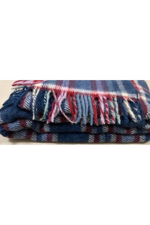 Gençev Home && %100 Saf Yün Scotch Battaniye Tek Kişilik Scotch Yün Battaniye - % 100 Saf Yün - Wool - 3