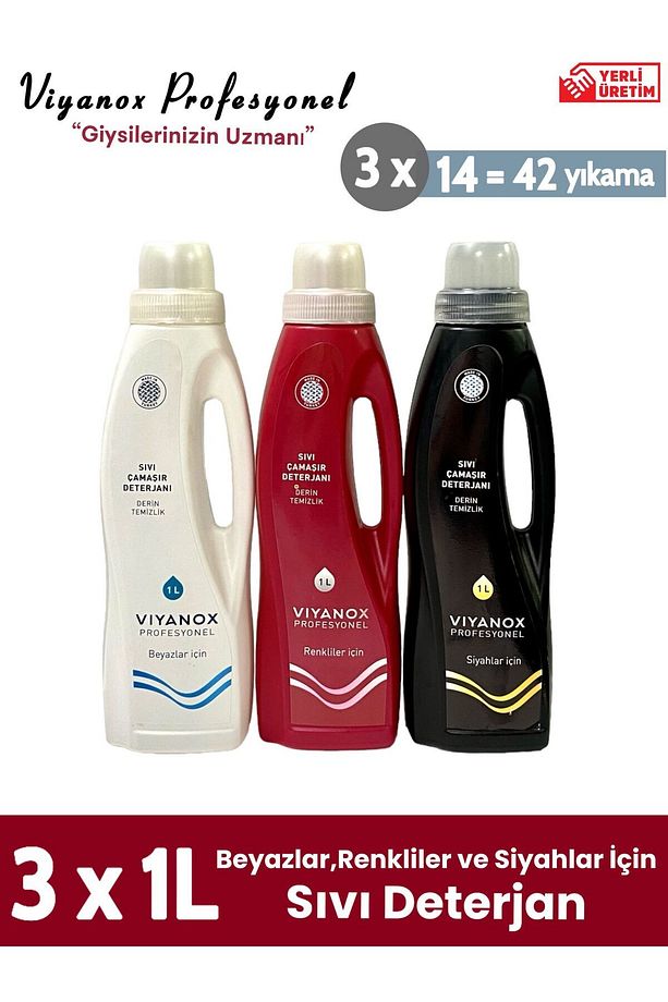 Sıvı Çamaşır Deterjanı Tanıtıma Özel 3 Lü Set Dev Kampanya - 1