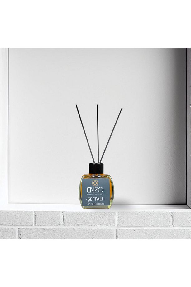 BAMBU ÇUBUKLU ODA KOKUSU - ŞEFTALİ KOKUSU - ODA KOKUSU 100 ML - 1