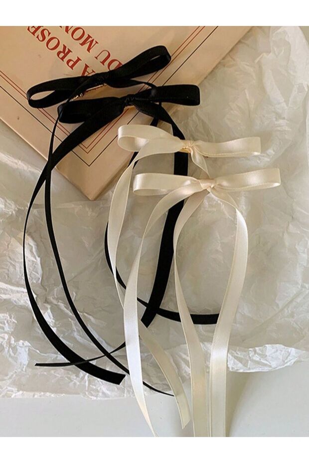 Women's Ribbon Buckle (Black Ecru)