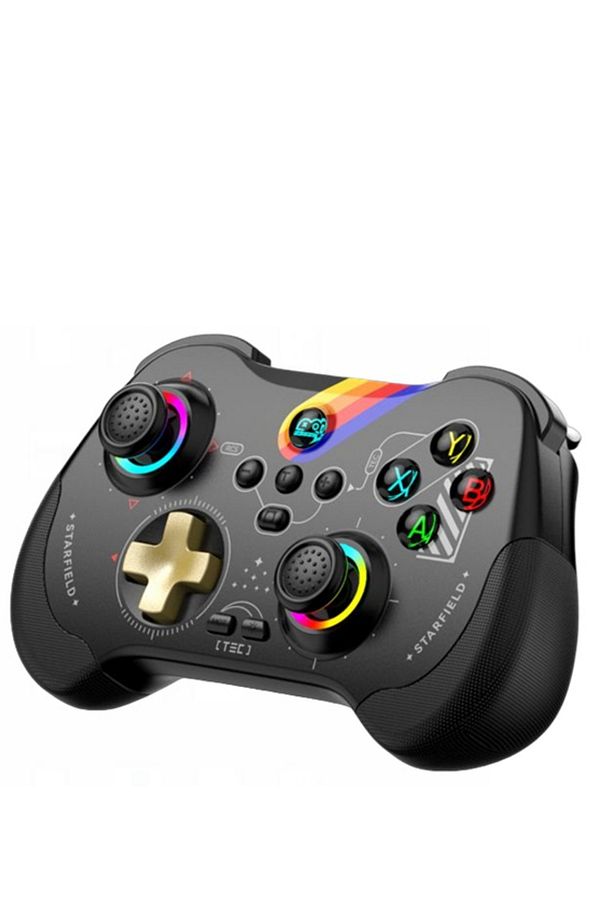 Z01 PC/IOS/PS4/PS3/Switch/ANDROID Telefon Tablet Titreşimli RGB Bluetooth Joystick Gamepad - 1