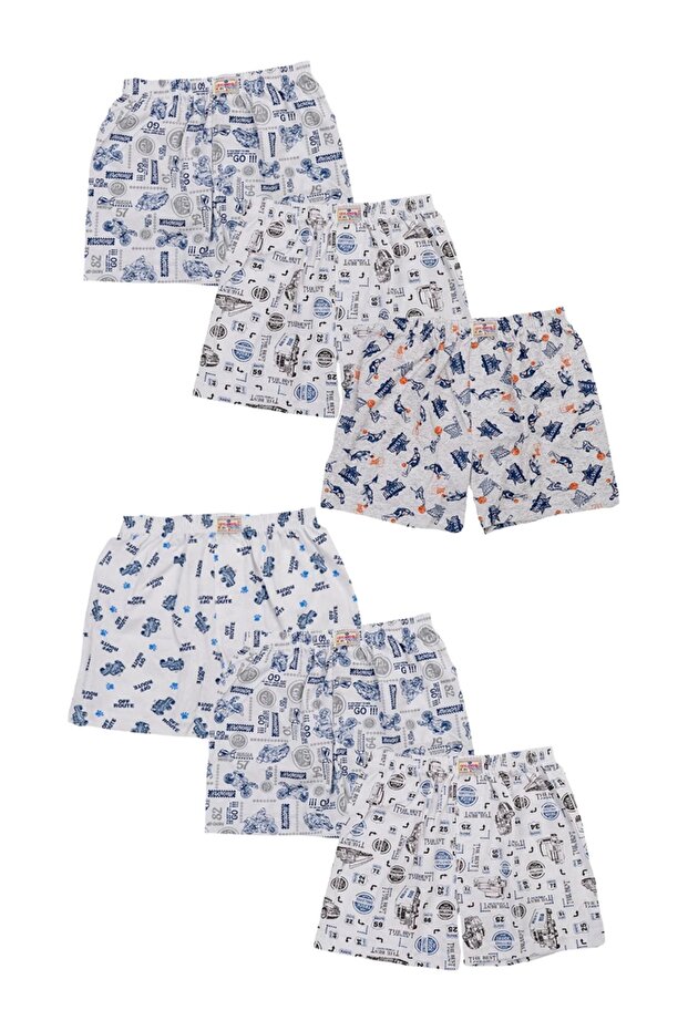 6-Piece Boy Printed Boxers - 309 - 5