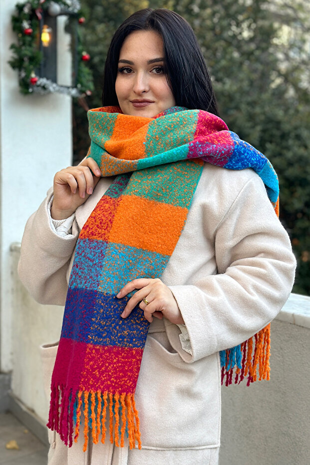 Cairo Bouclé 100% Buklet Premium Atkı - 1