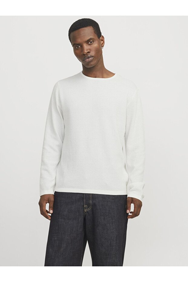 Strickpullover Einfarbig Strickpullover - 1