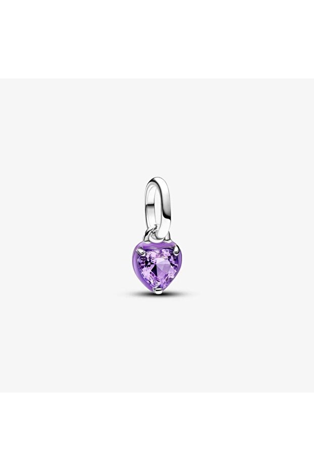 حلية قلب شقرا أرجواني صغير متدلي 793042C04 من ME Chakra Heart Dangle Changle Charm 793042C04