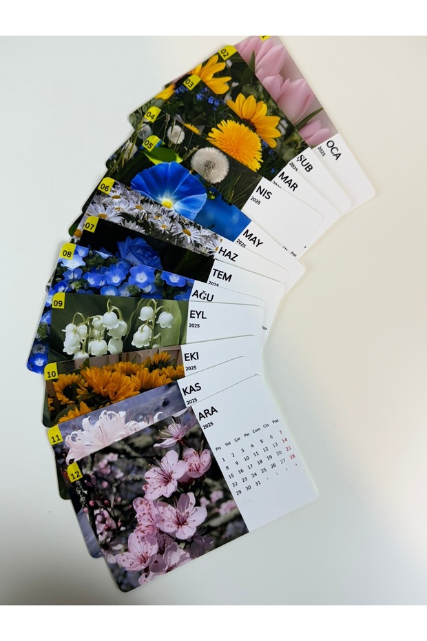 Çiçek Temalı 2026 takvim - 1