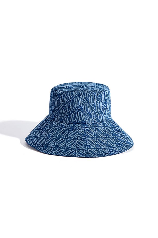 Monogram Denim Bucket Şapka - 2