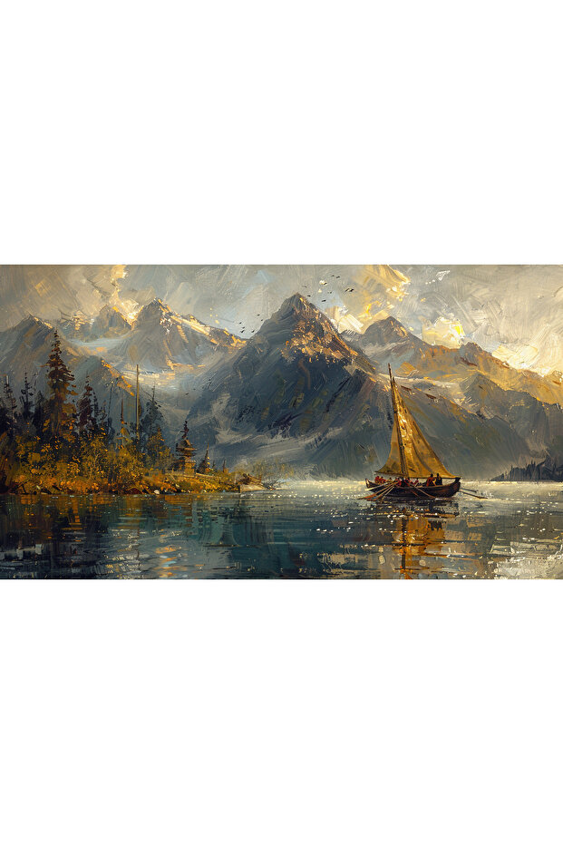 OLDTİMEİNALASKA kanvas tablo - 1