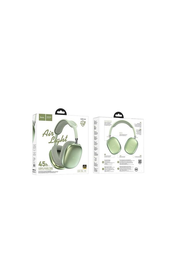 W35 Air Kulak Üstü Bluetooth Kulaklık Yeşil - 2