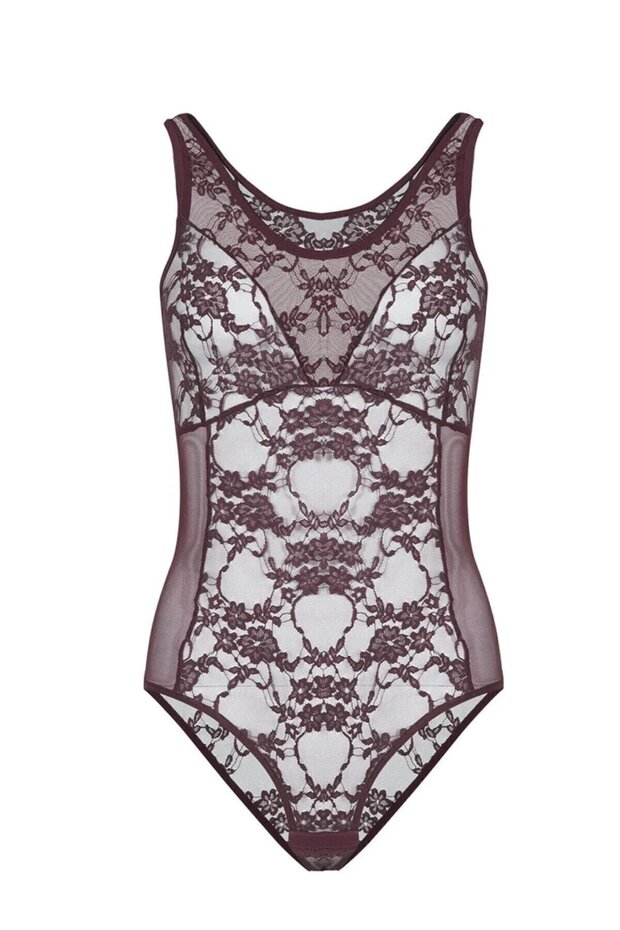 Kalın Askılı Dantelli Çıtçıtlı Badi | 23982 - 2