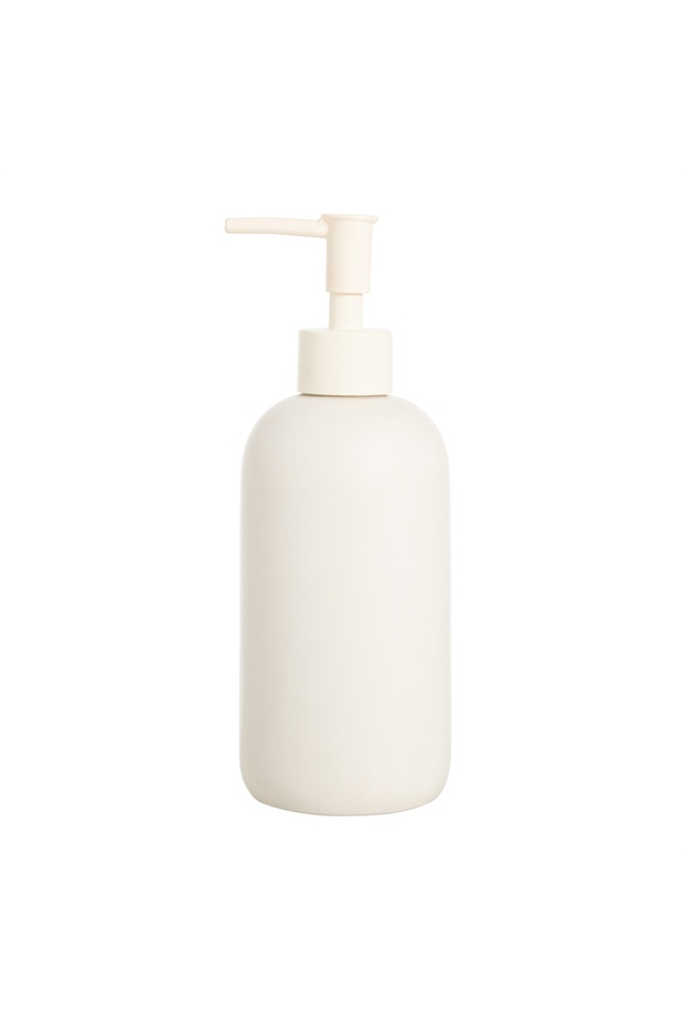 Matte White Liquid Soap Dispenser