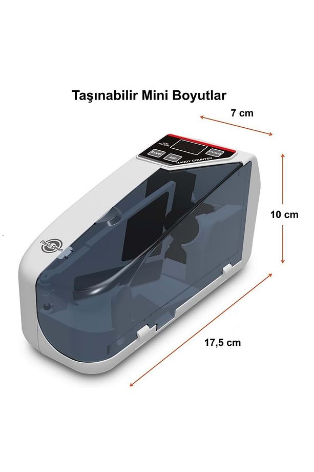 Kağıt Para Sayma Makinesi Mini Taşınabilir UV Lamba Para Kontrol - 7