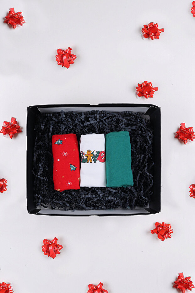 Kadın 3'lü Pamuklu Basic Külot - 1