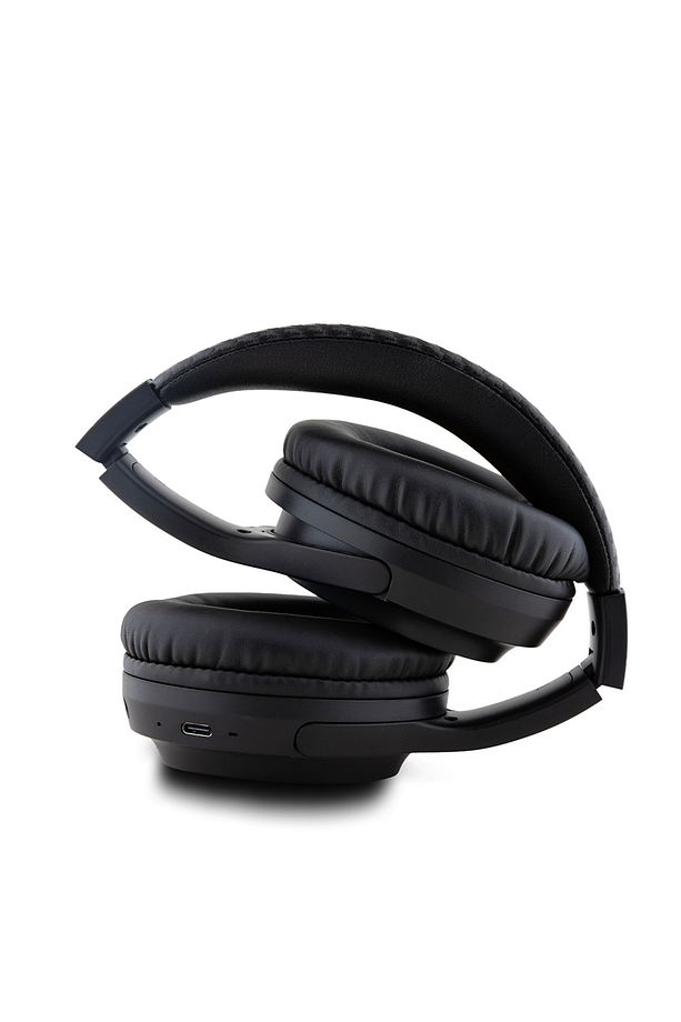 Lisanslı ENC Özellikli Kulak Üstü Bluetooth Kulaklık M Edition Baskı Logolu v5.3 Siyah - 4