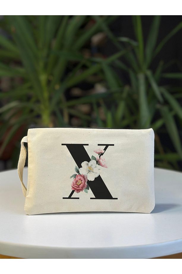 X Harfli Hambez Clutch Çanta - 1