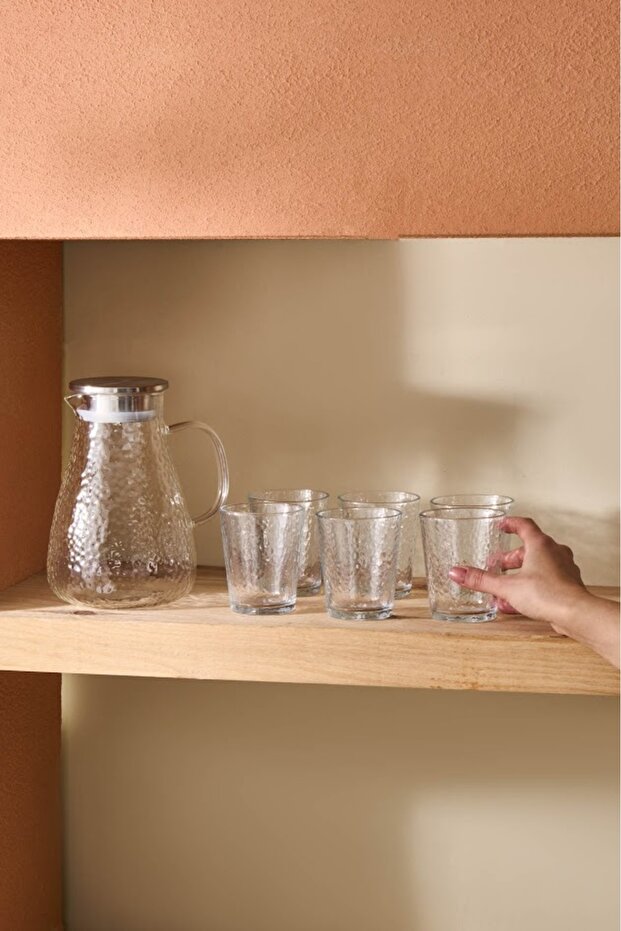 Lumınous 7 Parça Bardak Seti Şeffaf - 6