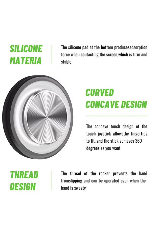 Mobile Gaming Controller Game Trigger for Aim Shooting Gamepad Joystick Controller Metal Button F... - 4