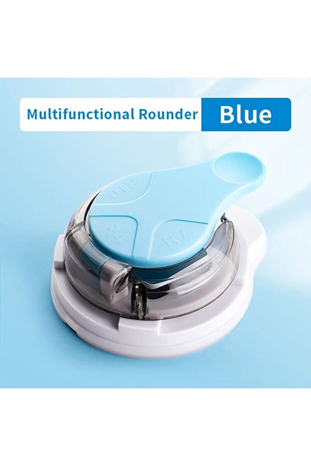 أداة تقريب الزوايا متعددة الوظائف 3 في 1 باللون الأزرق R4/R7/R10 أداة قطع الزوايا نقطة قطع الزوايا