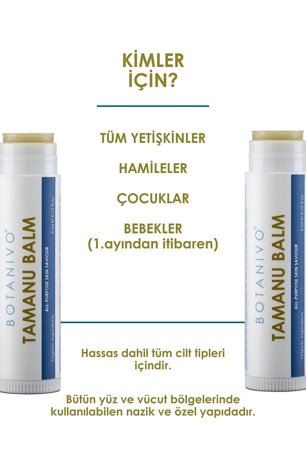 Botani-Multi Set | Çok Amaçlı Tamanu Balm 5 ml & Çok Amaçlı Wonder Balm 30 ml | Organik İçerikli - 6
