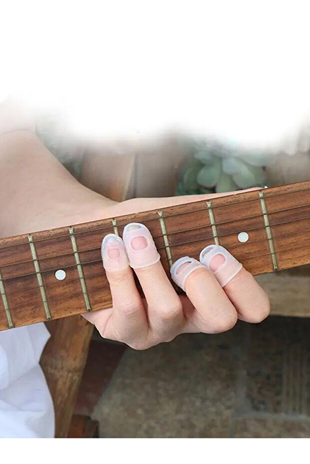 5 件套手指套防滑手外套缓解演奏疼痛手套适用于尤克里里电声吉他... - 7