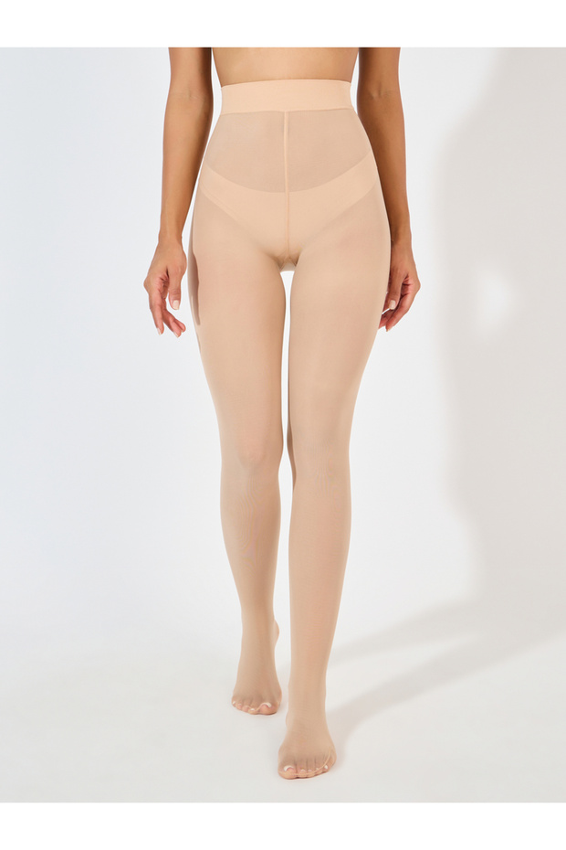 جوارب شفافة صلبة - 1