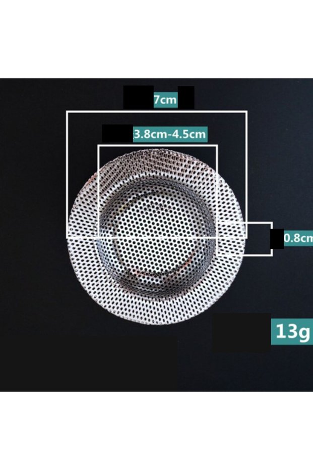 7CM Water Sink Filters Sink Mesh Strainer Kitchen Tool Stainless Steel Bathroom Floor Drains Cover S