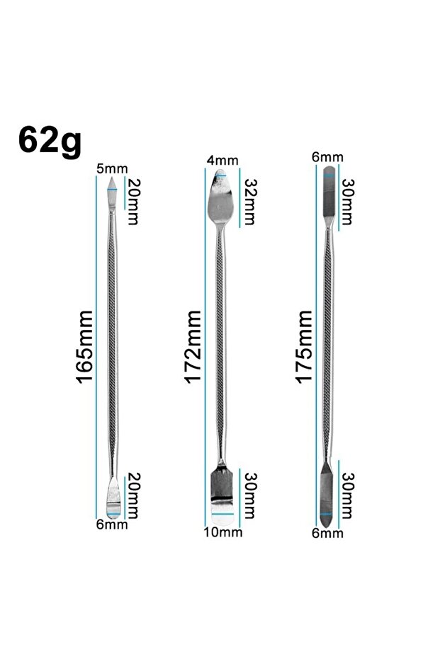 3PC crowbar Multifunctional Metal Double Head Pry Bar for Mobile Phone Digital Disassembly, Prying,