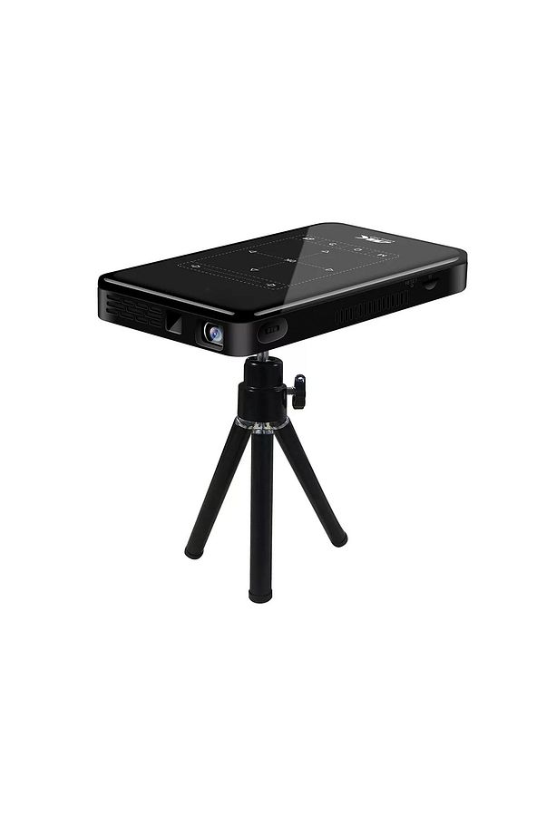 4K Mini Taşınabilir Projeksiyon Android Bluetooth HDMI Hafıza Kartı ve Tripod Hediyeli Projektör - 4