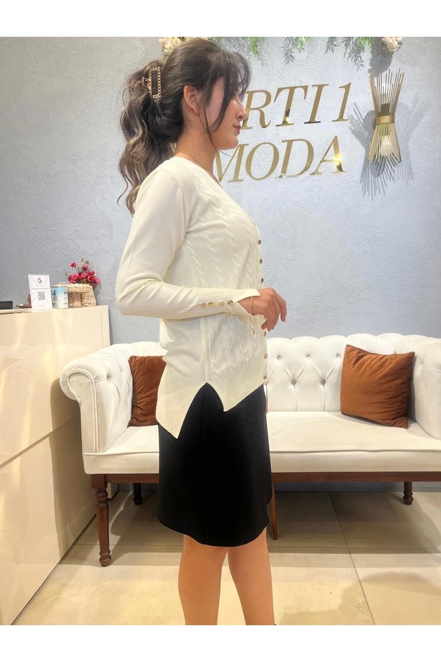 Karton Merserize Hırka - 2