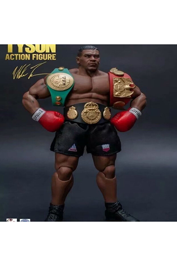 Bandai with box 01 Storm Toys Boxing Tyson Boxing Boxer Champion Mike Tyson Three Head Face Model Co