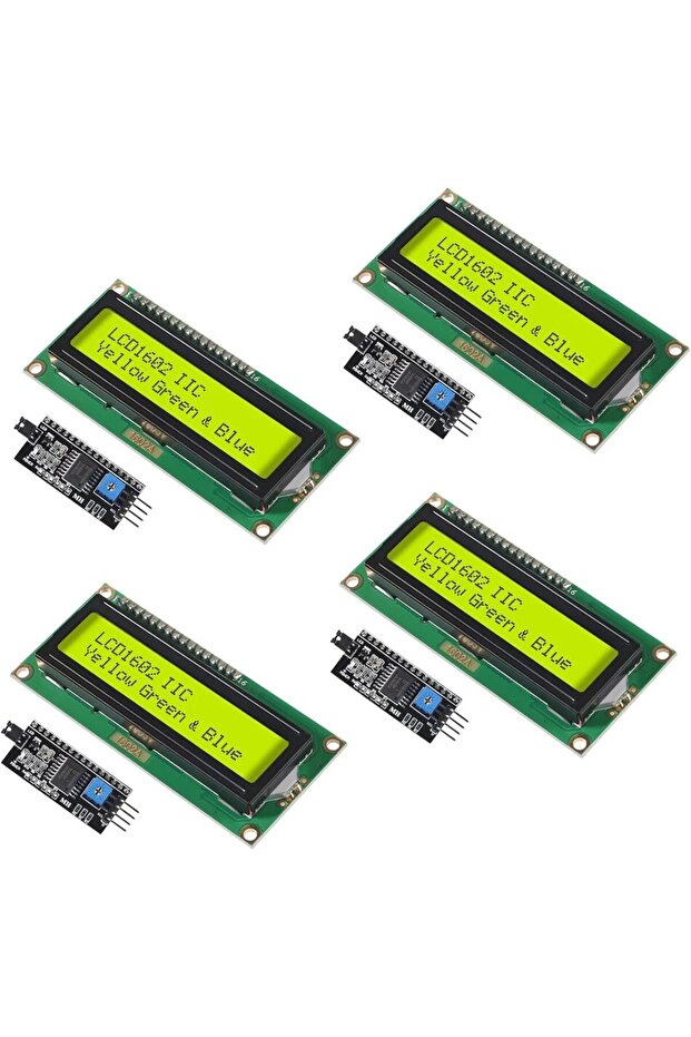 وحدة LCD 1602 LCD خضراء بشاشة زرقاء/خضراء 16 × 2 حرف مع IIC I2C Serial Inter - 6
