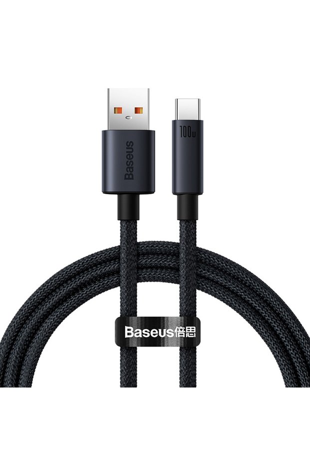 1m black USB Type C Cable for POCO 100W Fast Charging Charger USB C Data Cord...
