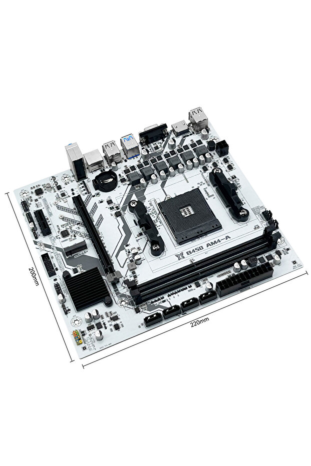 Motherboards MACHINIST B450 Motherboard AMD Processor Dual-channel DDR4 Memory AM4 Mainboard M.2 NVM - 4