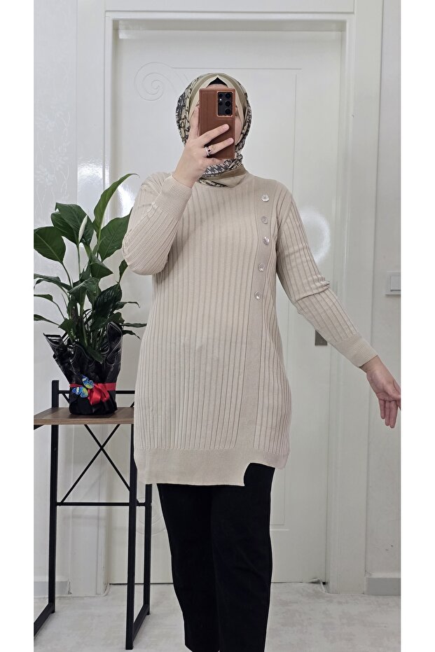 Merserize triko tunik - 4