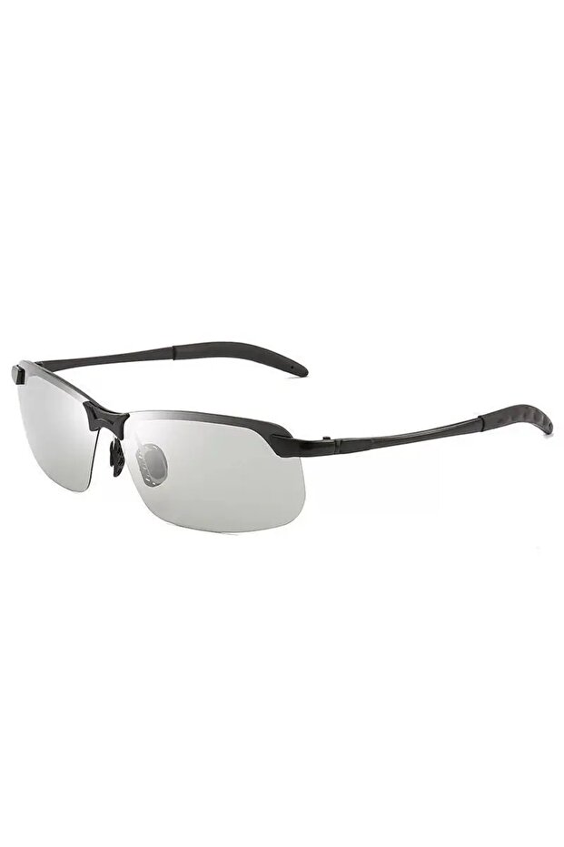 Black Eyeglass Frame Photochromic Sunglasses Men Polarized Driving Chameleon Glasses Male Change Col