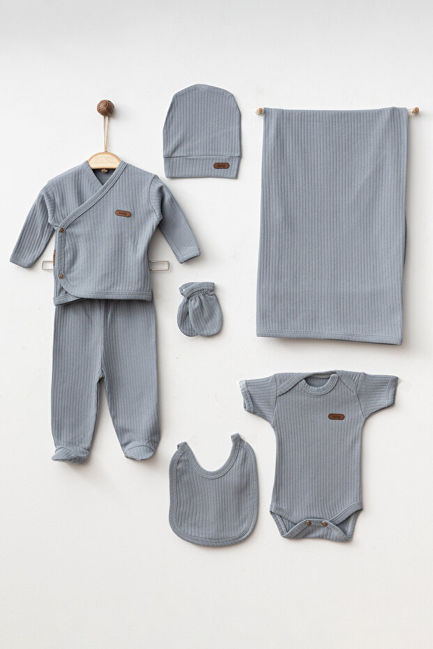 Baby 7-piece basic newborn hospital outfit set yk78683