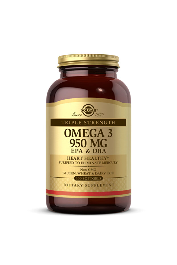Triple Strength Omega-3, 950 mg, 100 Softgels
