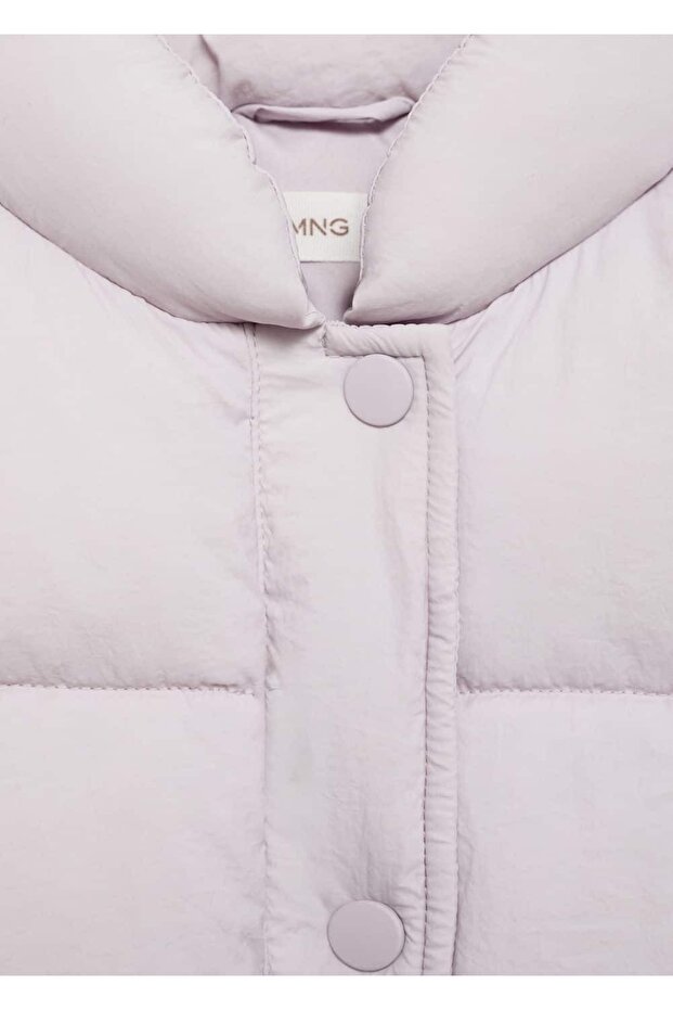 Düğmeli Kapitone Yelek - 5