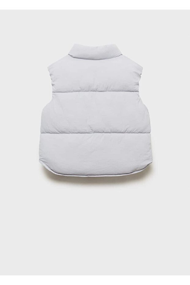 Düğmeli Kapitone Yelek - 4